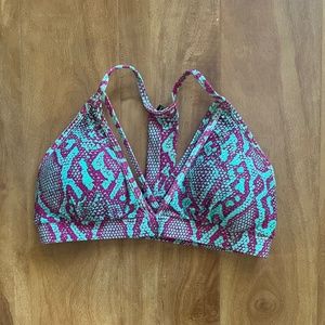 Lici Fit viper strappy sport bra- size small